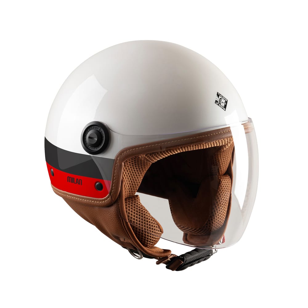 Casco EL'JETTIN 6.0 AC MILAN Devil Pearl White