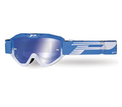 Maschera 3450-327 FL - Azzurro/Bianco, Lente a Specchio