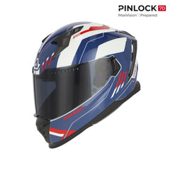 Casco Integrale Moto Acerbis X-WAY Blu - Bianco - Rosso omologato ECE 22-06