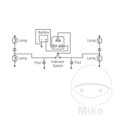 RELÉ Multifunción BOSCH 0332019457 para BMW R 45 N