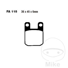 PASTIGLIE FRENO SCOOTER EBC Aprilia RS 50 /Replica 2006