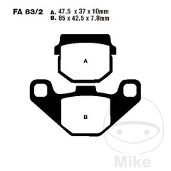 PASTIGLIE FRENO SCOOTER EBC Piaggio NRG 50 AC DT mc3 Power 2005