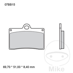 Pastiglie freno Brembo 07BB15LA per Bimota, Ducati 748, 916, Monster