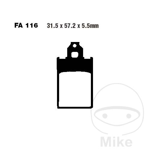 PASTIGLIE FRENO SCOOTER EBC Beta Tempo 50 1993