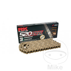 RK Catena di Trasmissione Moto 520 ZXW 118 maglie ORO/NERO con XW-RING