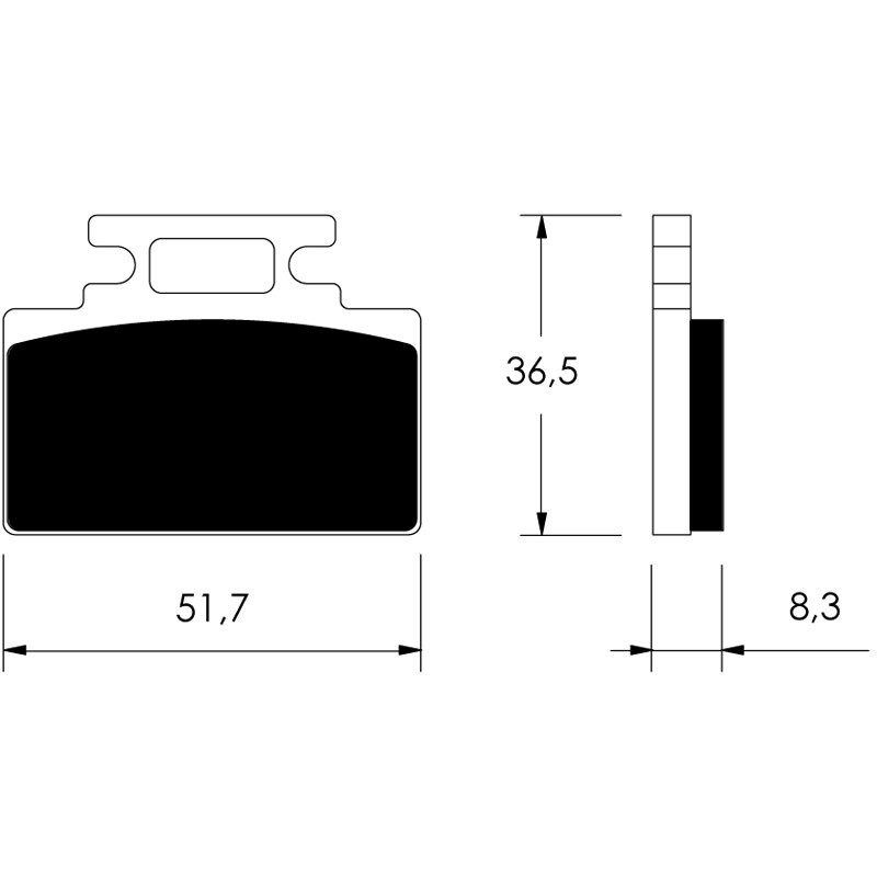 Coppia di pastiglie Honda NH Lead V PARTS