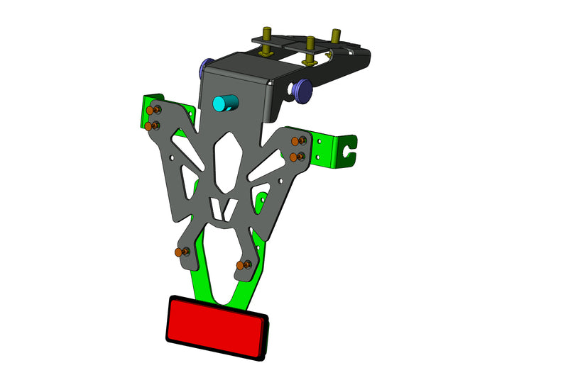 Portatarga Honda CB650F nero V PARTS