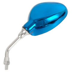 Set retrovisori universali V PARTS M8 filetto destro blu