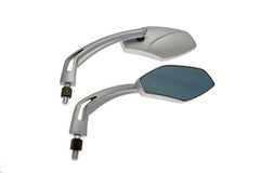 V PARTS Slide Mirror Universal - Grey (pair)