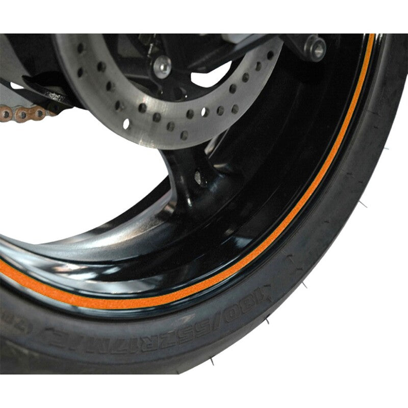 Nastro adesivo per profilo cerchi Arancia fluo V PARTS