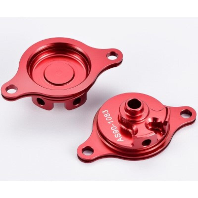 Coperchio filtro olio rosso Honda V PARTS