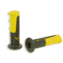 Paio manopole ciclomotore nero-giallo V PARTS