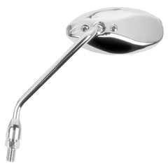 Retrovisore sinistro universale V PARTS M10 tipo goccia cromato