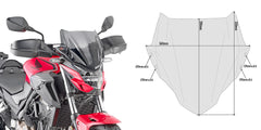 GIVI SPOILER FUMÈ HONDA CB500F 2019