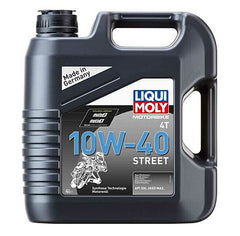 LIQUI MOLY Motorcycle engine oil 4 T 10W40 Motorbike 4T 10W-40 Street 4 Liters