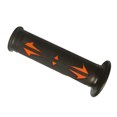 Manopole FRECCIA (Coppia) - 125mm, Gel, Nero/Arancione