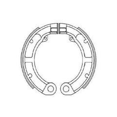 Ganasce Freno BRENTA 0130 per PIAGGIO VESPA PK 50 1983 1984 1985 1986