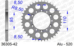 Corona AFAM 36305-42 in all. passo 520 APRILIA 280 CLIMBER 1994  -1996