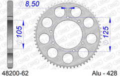 Corona AFAM 48200-62 in all. passo 428 HM-HONDA CRE F 125 BAJA 4T 2011  -2016