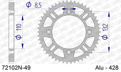 Corona AFAM 72102N-49 in all. passo 428 GAS-GAS MC 85 2021  -2023