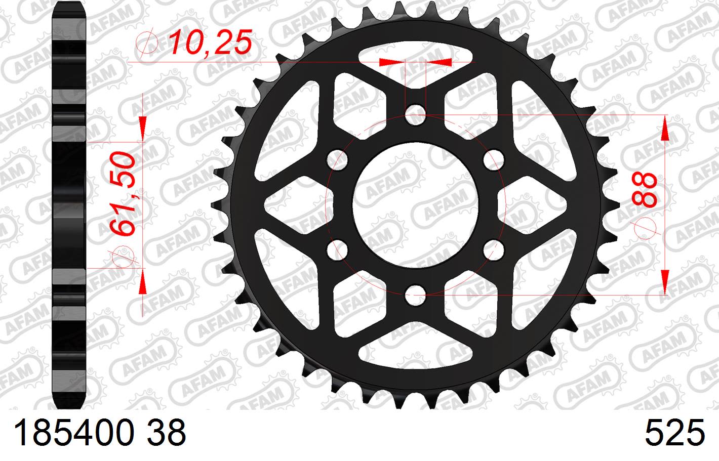 Corona AFAM 185400-38 In Acc  Passo 525 ROYAL ENFIELD 411 HIMALAYAN 2016  -2020