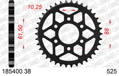Corona AFAM 185400-38 In Acc  Passo 525 ROYAL ENFIELD 411 HIMALAYAN 2016  -2020
