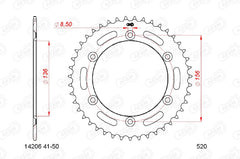 Corona AFAM acciaio14206-42 Passo 520 SWM SM 500 R 2016  -2019