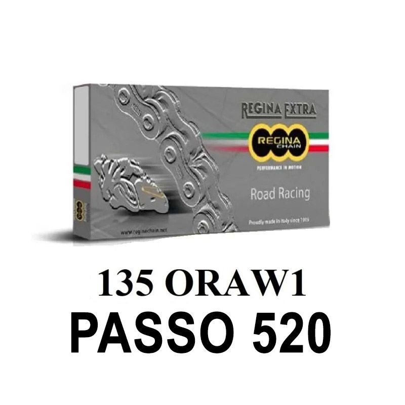 REGINA Catena 135ORAW1 120 maglie passo 520 - Nera