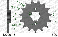 Pignone AFAM 112300-15 passo 520 SYM 200 TRACKRUNNER 2006 -2009