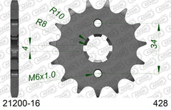 Pignone AFAM 21200-16 passo 428 SUZUKI DR 125 SM 2008 -2013