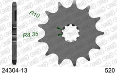 Pignone AFAM 24304-13 passo 520 KAWASAKI KX 250 F 2004  -2005