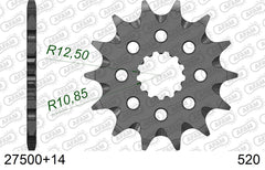 Pignone AFAM 27500+14 passo 520 FANTIC XX 250 2021  -2022