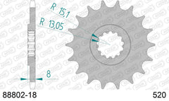 Pignone AFAM 88802-18 passo 520 TRIUMPH T100 900 BONNEVILLE 2015  -2016