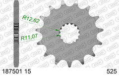 Pignone AFAM 187501-15 Passo 525 ROYAL ENFIELD 411 HIMALAYAN 2016 -2020