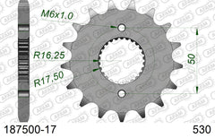 Pignone AFAM 187500-17 Passo 530 ROYAL ENFIELD 500 EFI BULLET 2016 -2018