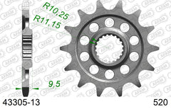 Pignone AFAM 43305-13 Passo 520 SHERCO SE 250 ENDURO FACTORY 2021  -2022