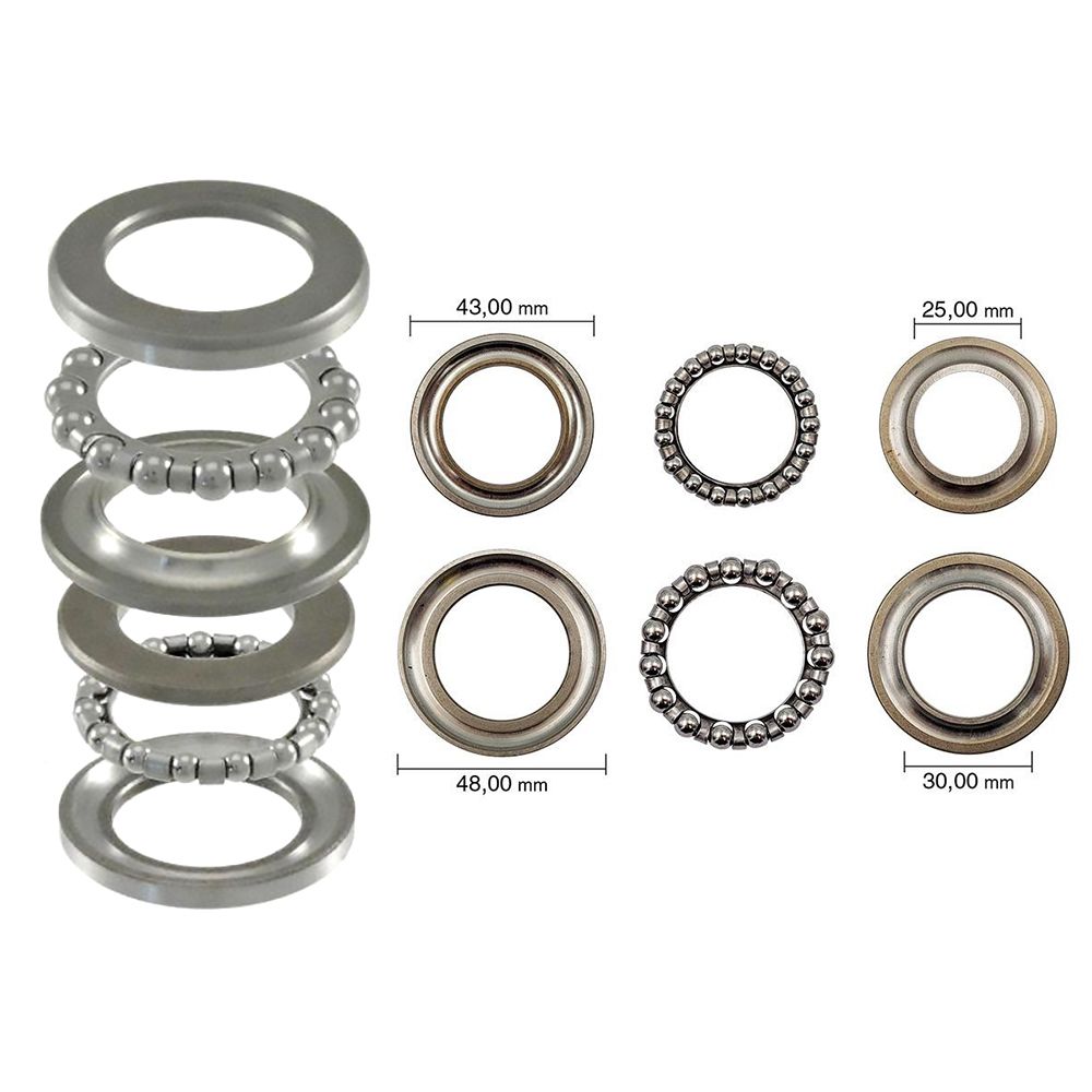 Serie Cuscinetti Sterzo Completa PEUGEOT FIGHT 3 10-17