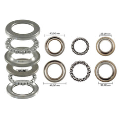 Serie Cuscinetti Sterzo Completa PEUGEOT FIGHT 3 10-17