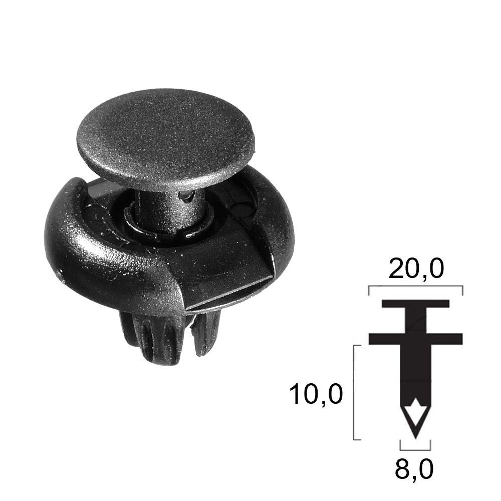 Rivetto in plastica HONDA - Parafango