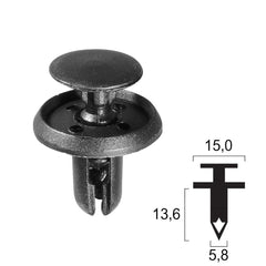 Rivetto in plastica SUZUKI - Carena
