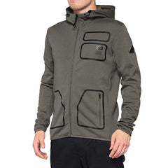 FELPA CON ZIP E CAPPUCCIO 100% VICEROY BRINDLE (TAGLIA XL)