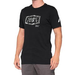 T-SHIRT 100% ESSENTIAL BLACK/SNAKE (TAGLIA S)
