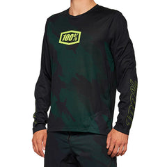 AIRMATIC LE MAGLIA A MANICHE LUNGHE BLACK CAMO - L