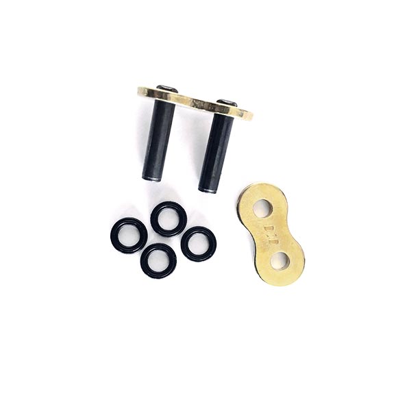 MAGLIA DI GIUNZIONE A RIVETTO (ZJ) DID 520ERS2 (Gold & Gold)