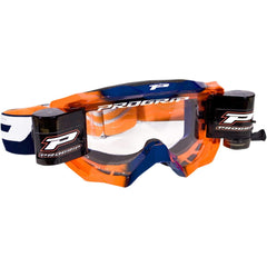 Maschera 3200-272 RO - Blu/Arancio Fluo, con Roll Off