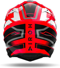 AIROH Commander 2 Mavick Rosso Nero Casco intergrale adventure