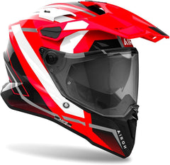 AIROH Commander 2 Mavick Rosso Nero Casco intergrale adventure