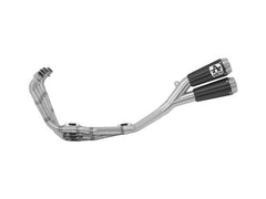 ARROW Complete catalytic kit with Pro-Race Nichrom Dark"" silencers for Honda CB 650 R 2019-2022