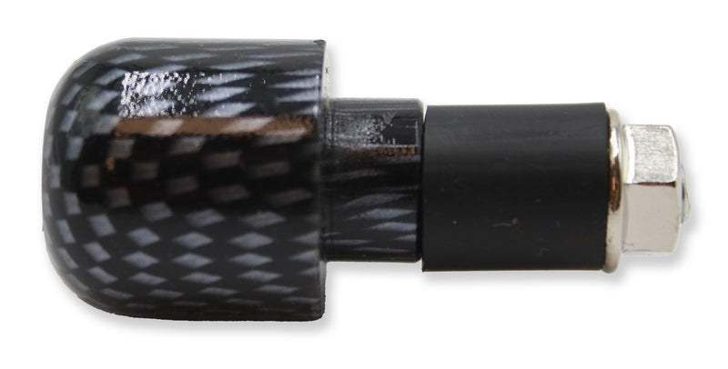 Set contrappesi manubrio V PARTS alluminio 17.5mm carbonio