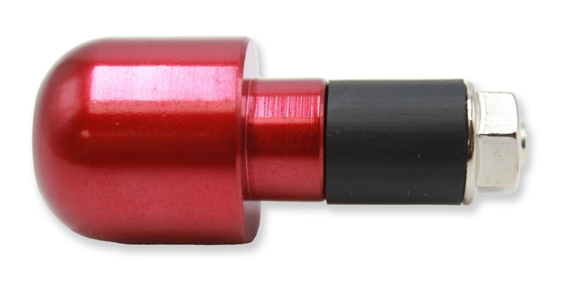 Set contrappesi manubrio V PARTS alluminio 17,5mm rosso